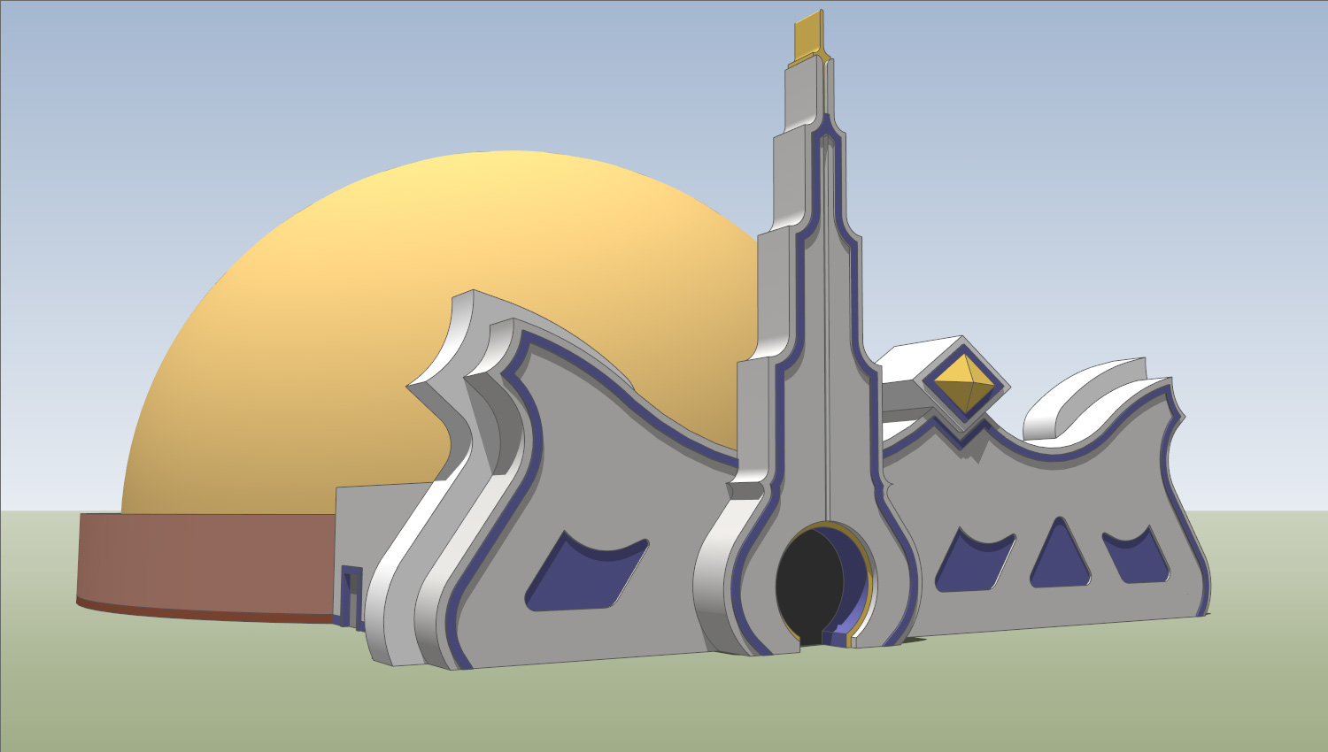 Sketchup Attraktions-Nachbauten
